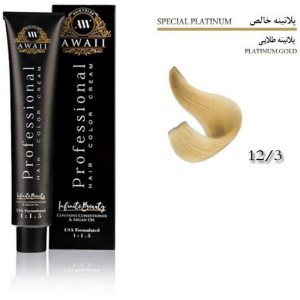 رنگ مو 120 میل اوایی شماره 12/3 پلاتینه خاص