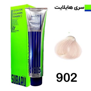 رنگ مو 120 میل المانی سوبارو شماره 902 هایلایت