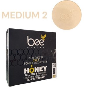 پنکک بدون تالک حاوی موم عسل بی بیوتی ایتالیا شماره Bee MEDIUM 2