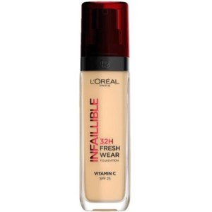 کرم پودر پمپی اینفالیبل 32ساعته لورال LOREAL کرم پودر پمپی اینفالیبل 32ساعته لورال LOREAL