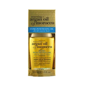 سرم مو روغن آرگان OGX(فرانسوی) نوار ابی پررنگ مناسب موهای خشک و زبر