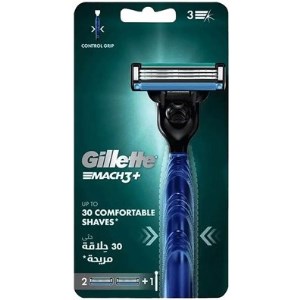 دسته تیغ اصلاح صورت مچتری 3 لبه اصلی ژیلت Gillette