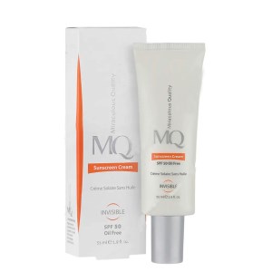 کرم ضدافتاب فاقد چربی بی رنگ ام کیو SPF50 MQ