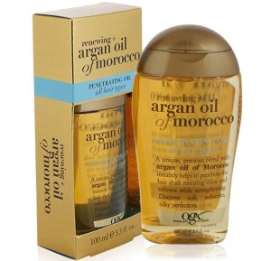 سرم مو روغن آرگان OGX(فرانسوی) نوار ابی کم رنگ مناسب انواع مو