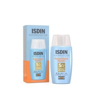 کرم ضدافتاب بی رنگ فیوژن واتر مجیک SPF50 ایزدین ISDIN