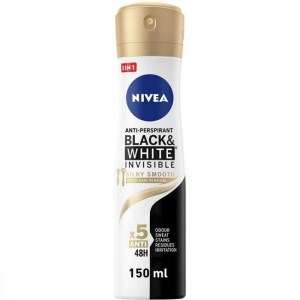 اسپری زنانه نیوا 150میل مدل NIVEA (BLACK &WHITE) کرم