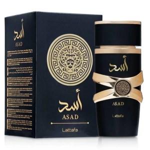 ادکلن 100میل مردانه اسد مشکی شرکت الطافه ASAD