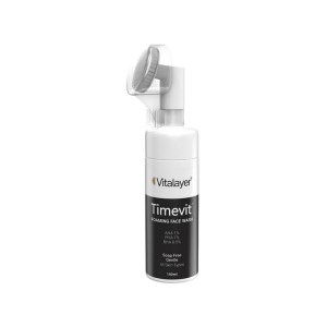 فوم شستشوی صورت تایم ویت لایه بردار ویتالایر (مشکی) Vitalayer