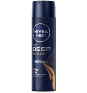 اسپری مردانه نیوا مدل NIVEA (DEEP BLACK CARBON ESPRESSO )