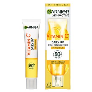 کرم ضدافتاب SPF50 بی رنگ ویتامین سی گارنیر GARNIER