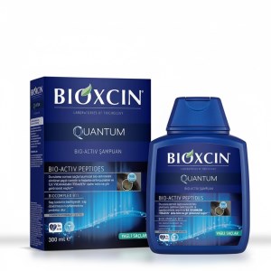شامپو ضدریزش بیوکسین مدل کوانتوم ابی مخصوص موهای چرب 300میل BIOXCIN