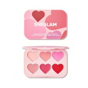 پالت رژگونه 6 رنگ قلبی شیگلم مدل SHEGLAM (BLUSHING BOUQUET)