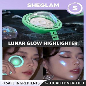 شیگلم هایلایتر و رژ گونه فضایی رنگ SHEGLAM (سبز)