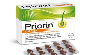 کپسول ضدریزش مو ورقه ای 30عددی بایر آلمان پریورین Priorin