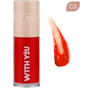 ویت یوتینت کرمی رنگی لب و گونه کد (C3) رنگ مری گلد WITH YOU (Marigold Tint)