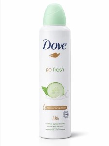 داو اسپری 250میل سفارش هند رایحه خیار و نعنا Dove (cucumber $green tea scent)