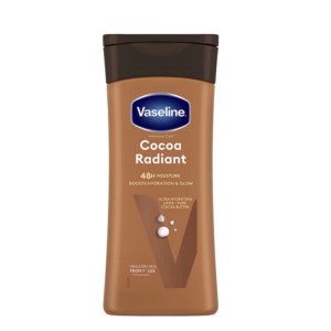 لوسیون بدن 200 میل وازلین مدل Cocoa Radiant با رایحه شکلات Vaseline