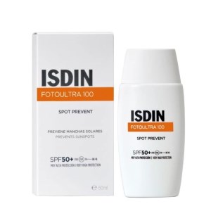 ایزدین ضدافتاب بی رنگ SPF 50 مدل (SPOT PREVENT) (جلوگیری از لک مناسب انواع پوست به ویژه پوست لک دار و حساس) ISDIN
