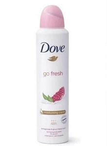 داو اسپری 250 میل سفارش هند رایحه انار و لیمو Dove (pomegranate & lemon verbena scent)