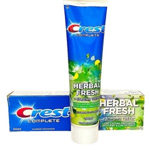 خمیر دندان 100میل کرست مدل HERBAL FRESH خنک کننده و سفید کننده و افزایش مقاومت Crest