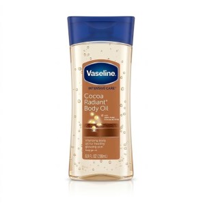 روغن بدن 200میل قهوه ای وازلین Vaseline مدل cocoa radiant