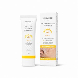 سلرانیکو ضدافتاب SPF50 ضد جوش و ضد لک و ضد پیری 50 میل CELRANICO