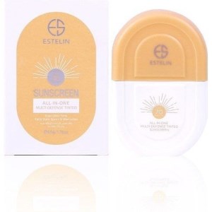 کرم ضدافتاب رنگی SPF70 استلین مدل MULTI-DEFENSE حجم 50میل ESTELIN