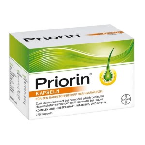کپسول ضدریزش مو 270عددی بایر آلمان پریورین Priorin