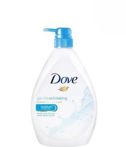 داو شامپو بدن 550 میل لایه بردار ملایم و مغذی Dove (gentle exfoliating)
