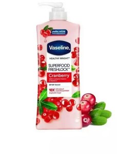 وازلین لوسیون بدن روشن کننده 320 میل رایحه انار Vaseline (Cranberry)