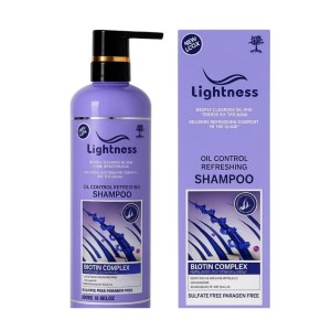 لایتنس شامپو 900 میل بدون سولفات موی چرب Lightness