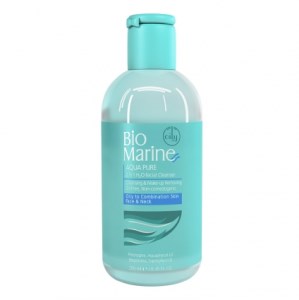 بایومارین مایع پاک کننده آرایش مناسب پوست های مختلط . چرب و جوش دار 250 میل Bio Marine
