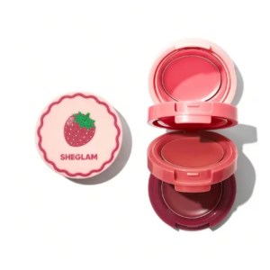 شیگلم رژگونه 3 طبقه 3.96gr رنگ SHEGLAM strawberry whirl cheek