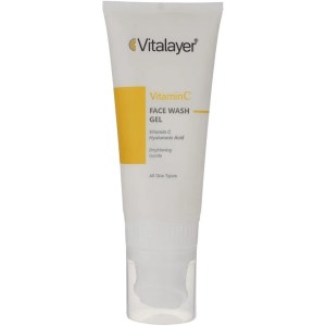 ویتالایر ژل براش شستشوی صورت 200میل ویتامین سی مناسب انواع پوست حتی حساس Vitalayer