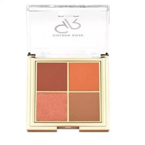 پالت سایه 4 رنگ گلدن رز کد GOLDEN ROSE 05 RED BRICK