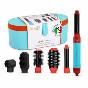 سشوار حرفه ای چند کاره انزو مدل EN-4133 رنگ آبی پاستیلی ENZO