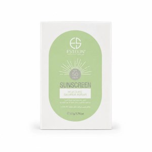کرم ضد افتاب بی رنگ SPF50 استلین مدل MOISTURE BARRIER REPAIR حجم 50میل ESTELIN