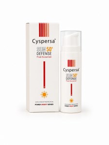 کرم ضدآفتاب ضدلک SPF50 فلوئید بی رنگ 50میل سیسپرسا Cyspersa