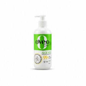 اوک شاین کرم مرطوب کننده و ابرسان پمپی آلوئه ورا مناسب پوست معمولی 400 میل oVeQ Shine