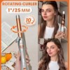 دستگاه فر کننده مو چرخشی شیگلم سایز 25 SHEGLAM