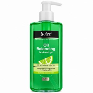 شوینده صورت ضدجوش 200میل مدل Oil Balancing مناسب پوست چرب و جوش دار توآیس twice