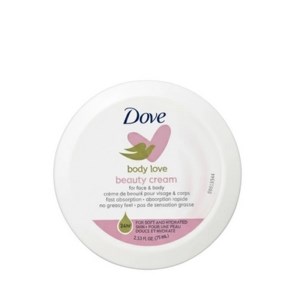 کرم مرطوب کننده و تغذیه کننده دست و صورت 150میل کاسه ای مدل beauty cream داو Dove