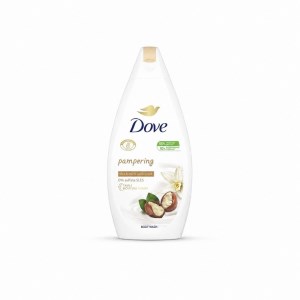 شامپو بدن 500میل داو مدل pampering با رایحه شی باتر و وانیل Dove