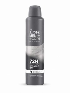 اسپری مردانه 250میل 72H داو Dove سفارش UK رایحه INVISIBLE DRY