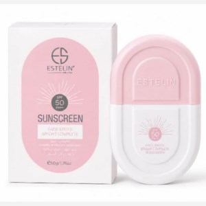 کرم ضد افتاب ضدلک بی رنگ SPF50 استلین مدل FADE SPOTS BRIGHT حجم 50میل ESTELIN