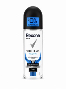 اسپری دئودرانت 75میل رکسونا Rexona مدل WILLIAMS RACING