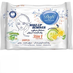 دستمال مرطوب پاک کننده ارایش میوه ای 20 برگ دافی Dafi