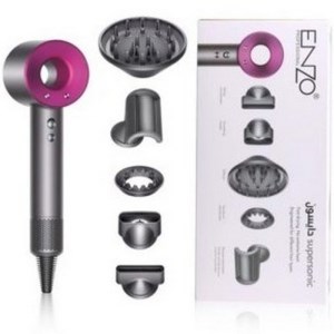 سشوار حرفه ای طرح دایسون انزو مدل DY-888 رنگ طوسی ENZO