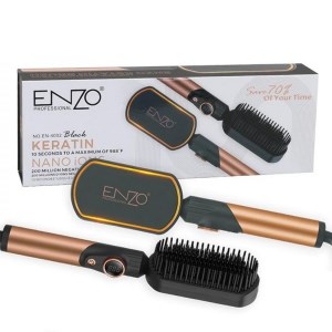 برس حرارتی حرفه ای انزو مدل EN-4002 رنگ مشکی ENZO