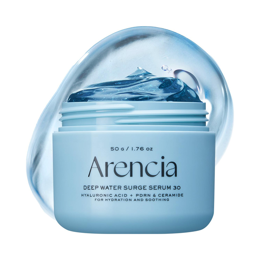 سرم هیالورونیک اسید،PDRN و سراماید 50میل آرنسیا آبرسان عمقی و تسکین دهنده پوست Arencia Deep Water Surge Serum‏